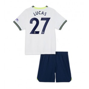 Tottenham Hotspur Lucas Moura #27 babykläder Hemmatröja barn 2022-23 Korta ärmar (+ Korta byxor)